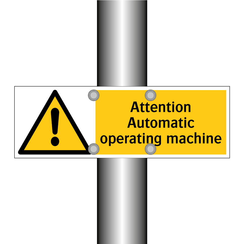 Attention Automatic operating machine