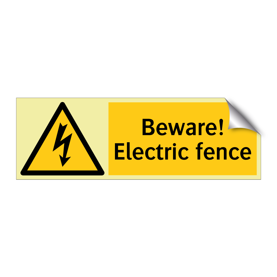 Beware! Electric fence