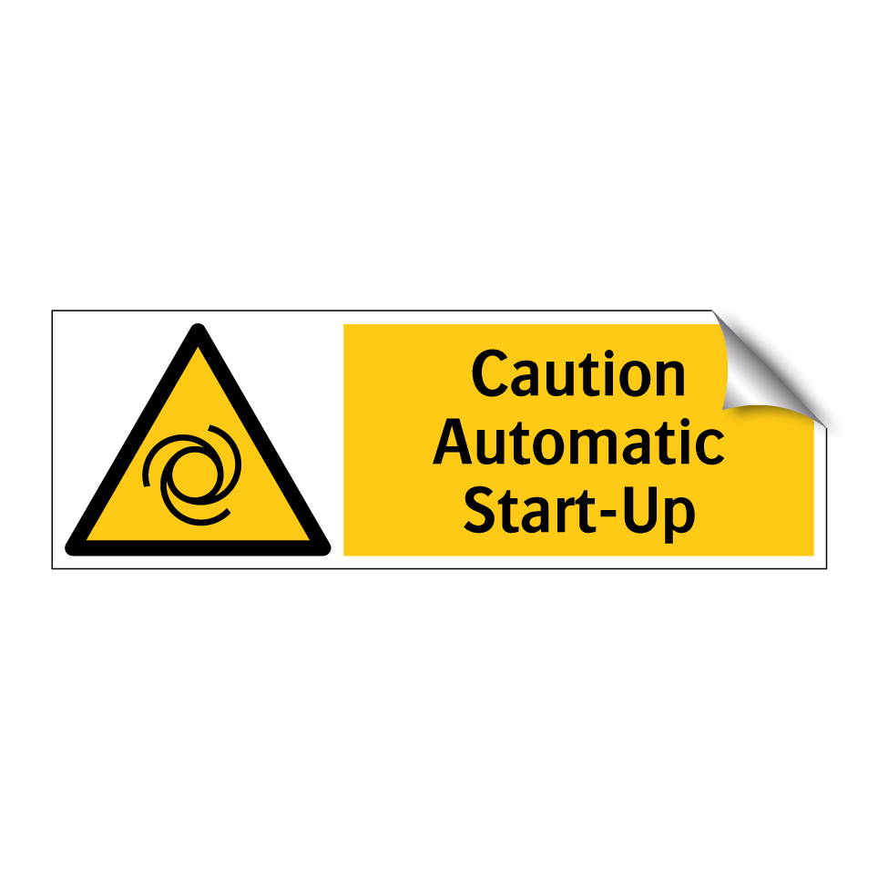 Caution Automatic Start-Up