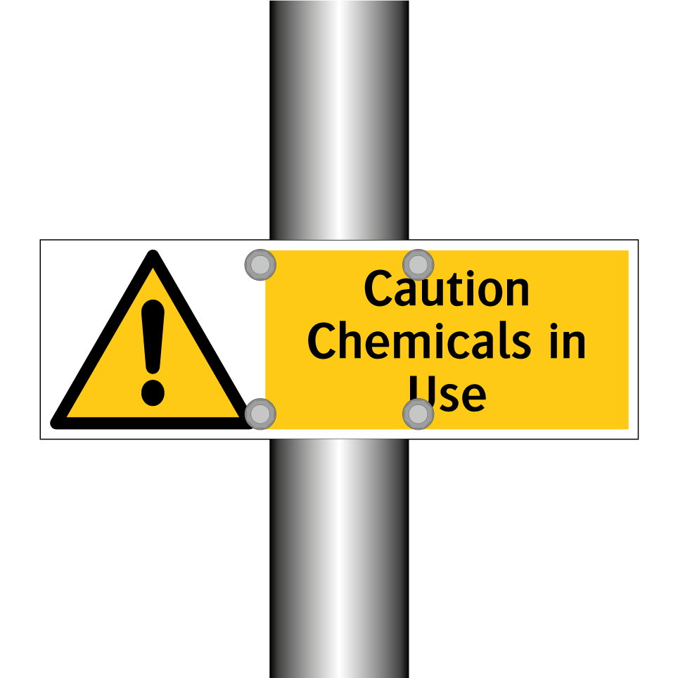 Caution Chemicals in Use