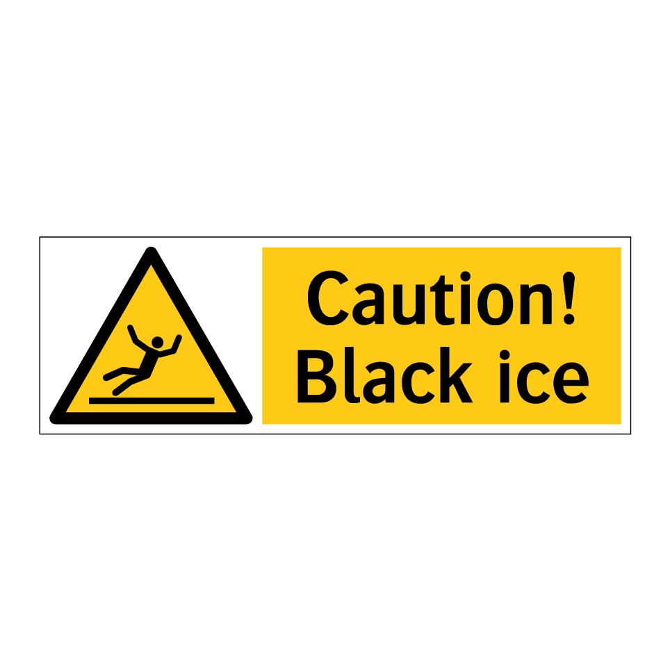 Caution! Black ice
