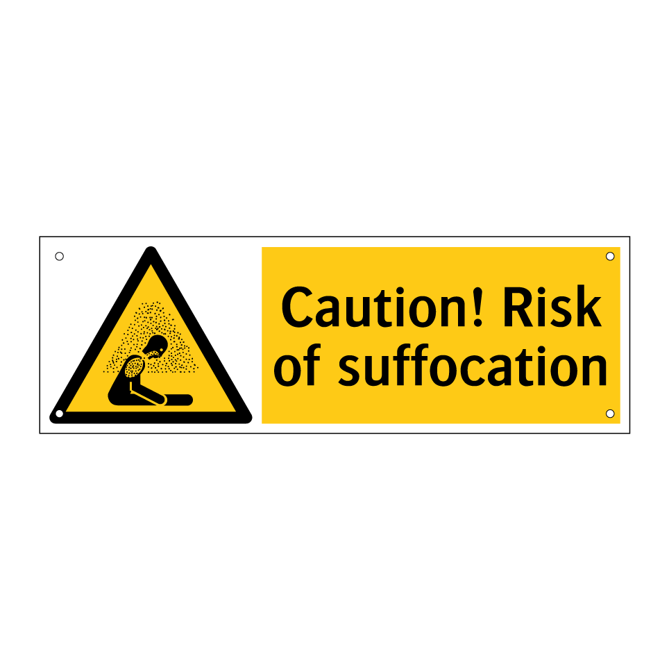 Caution! Risk of suffocation