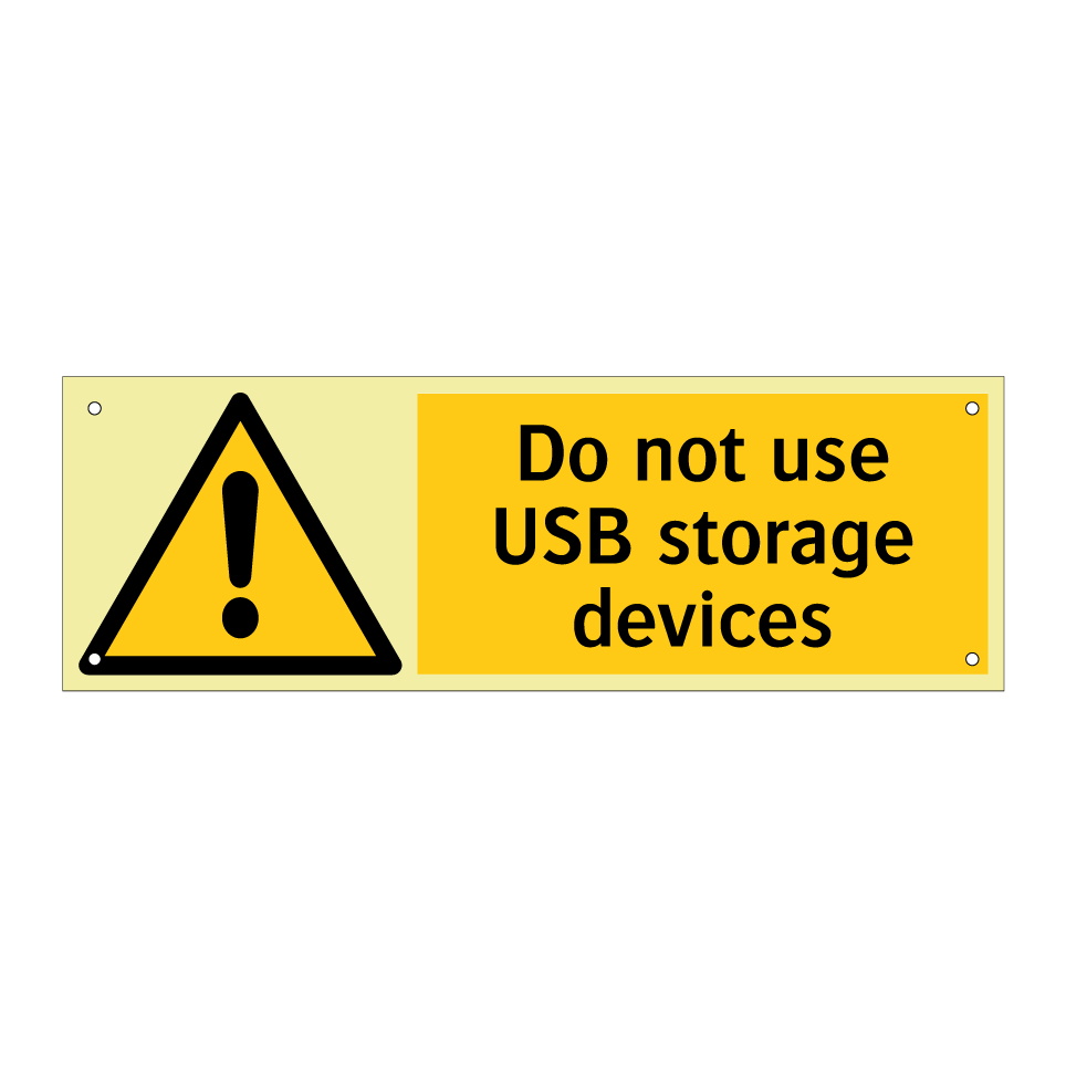Do not use USB storage devices