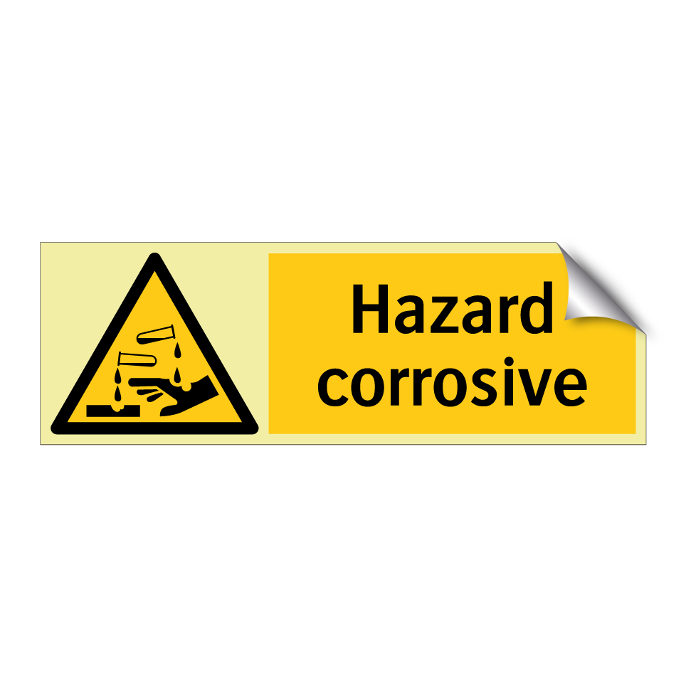 Hazard corrosive