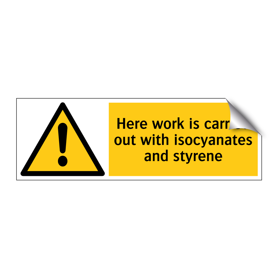 Here work is carried out with isocyanates and styrene