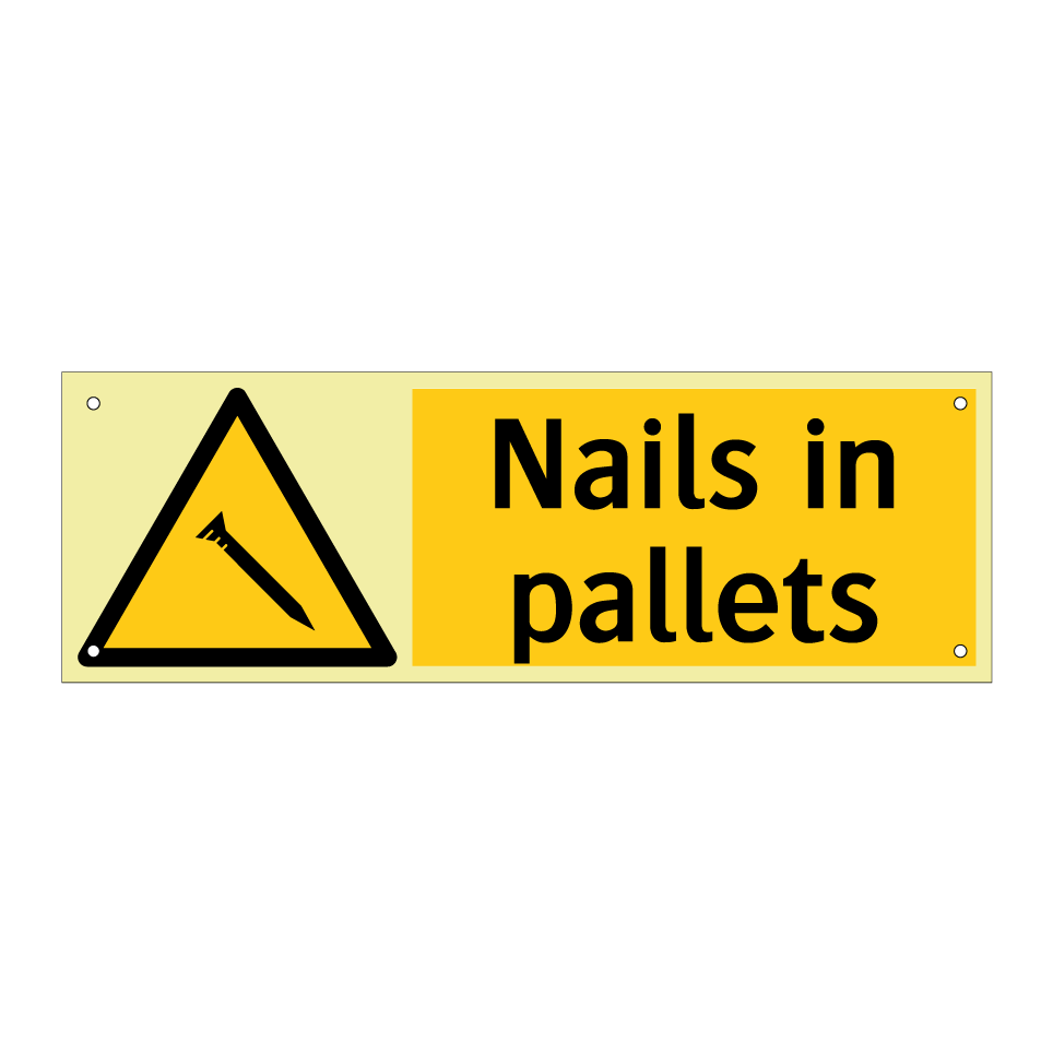 Nails in pallets