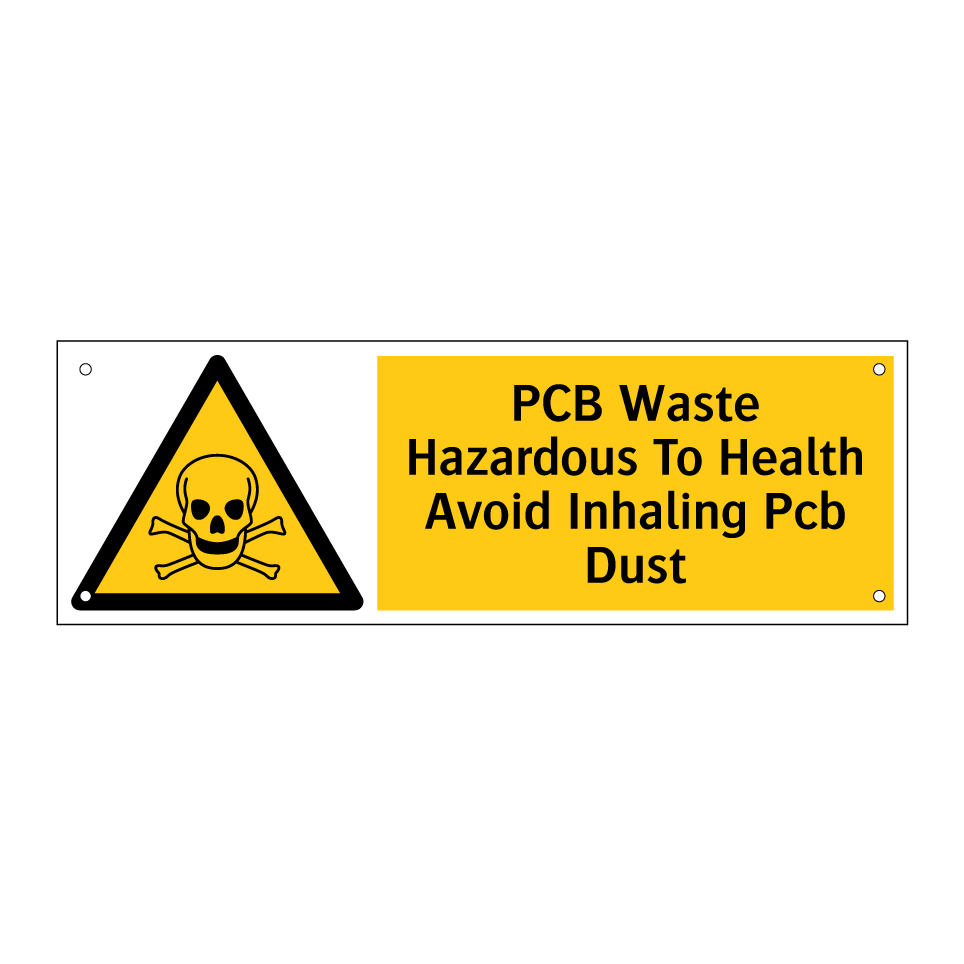 PCB Waste Hazardous To Health Avoid Inhaling Pcb Dust