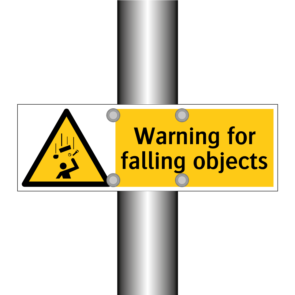 Warning for falling objects