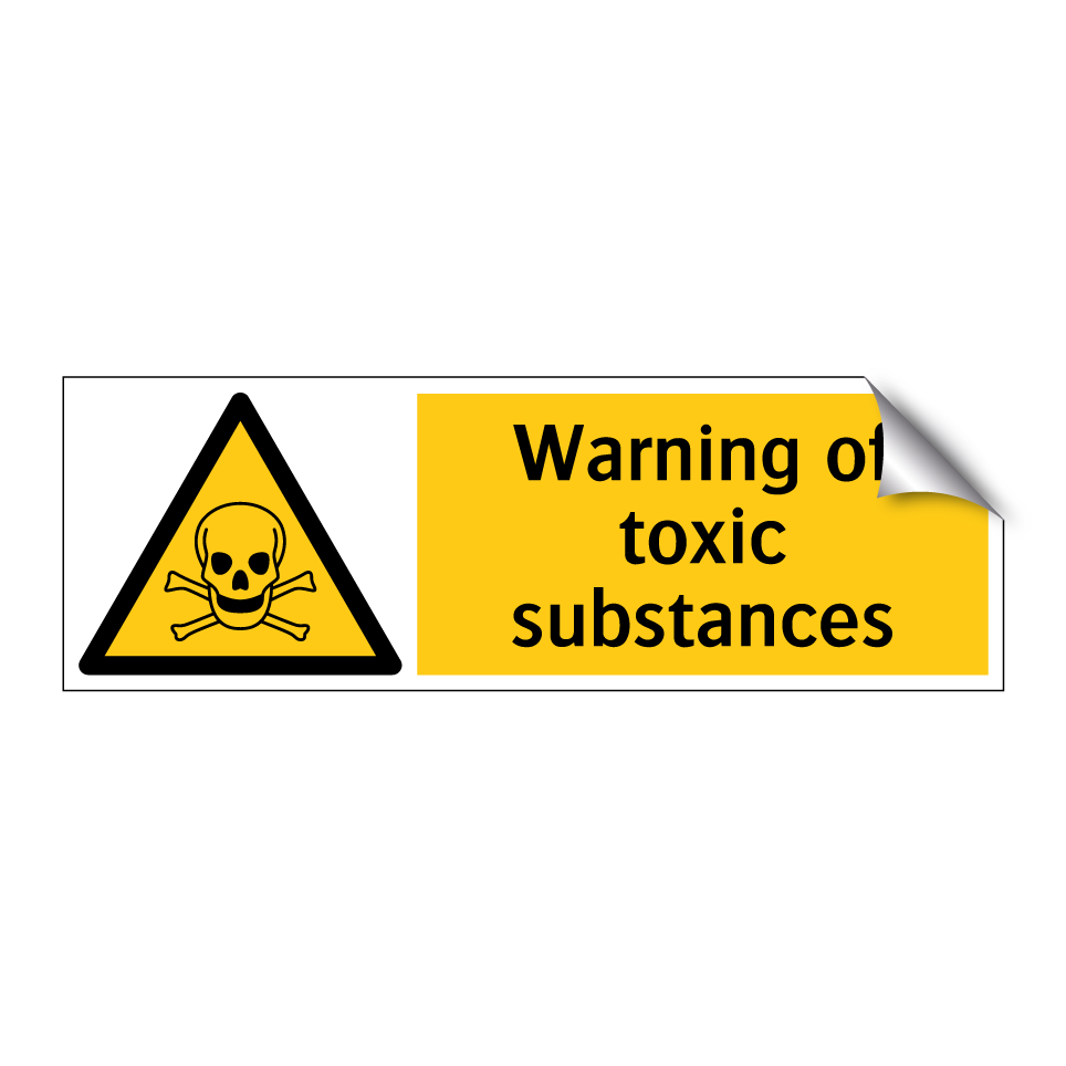 Warning of toxic substances