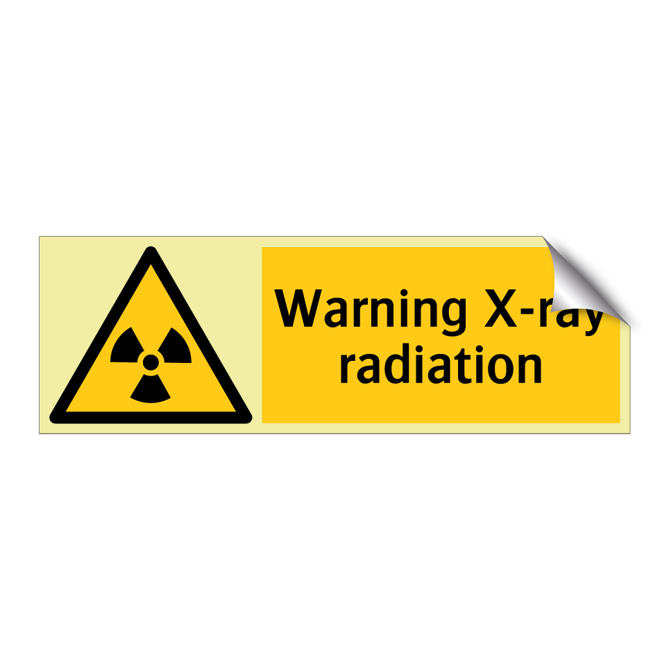 Warning X-ray radiation