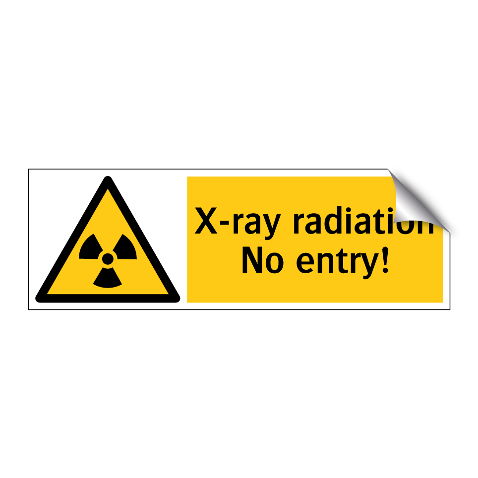 X-ray radiation No entry!