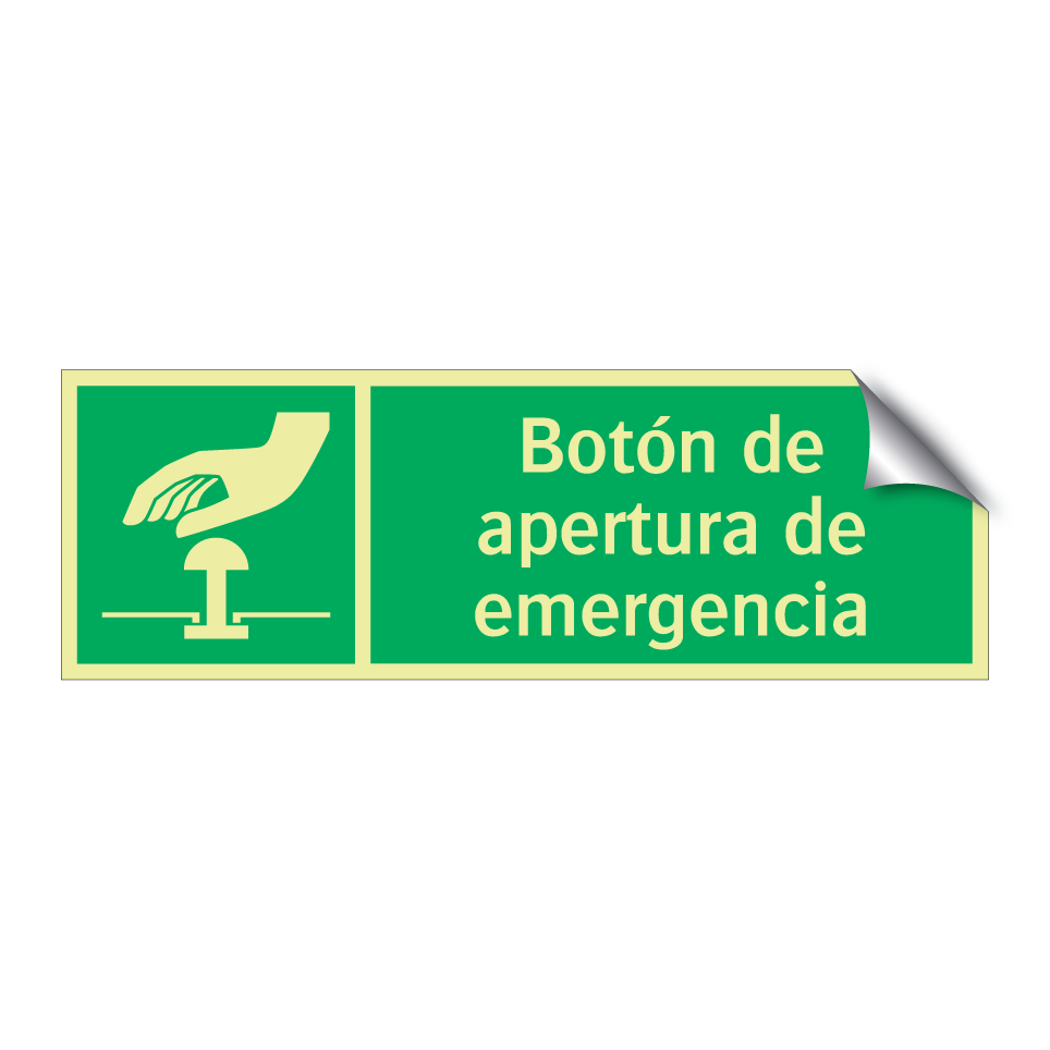Botón de apertura de emergencia
