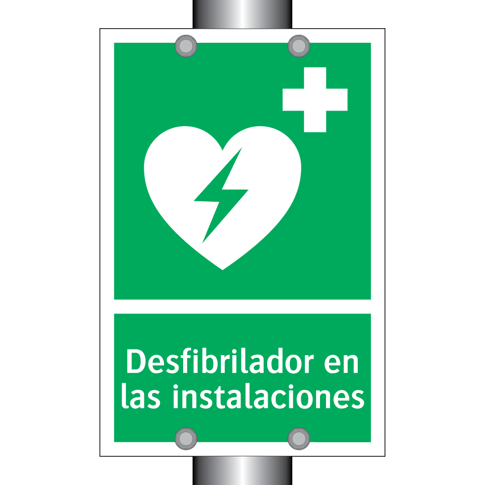 Desfibrilador en las instalaciones