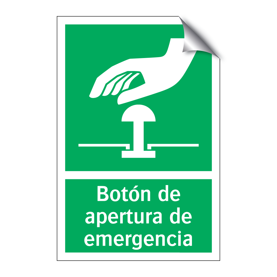 Botón de apertura de emergencia