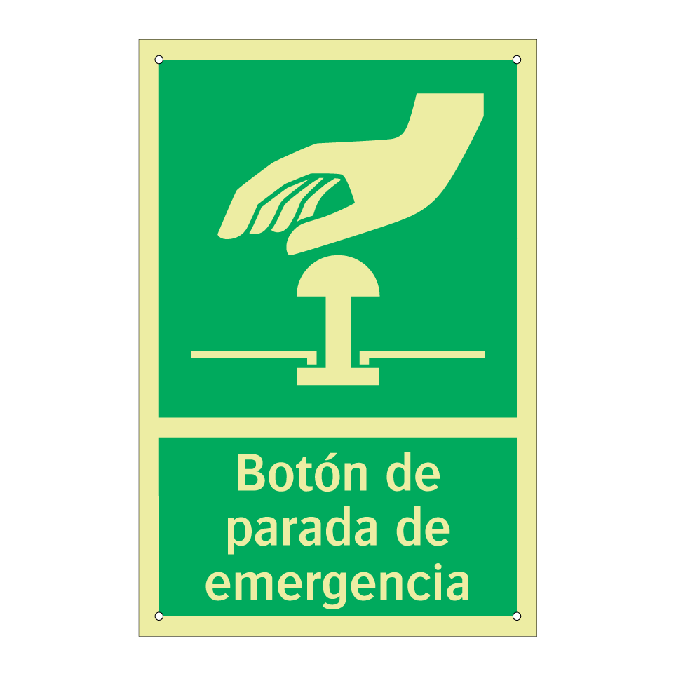 Botón de parada de emergencia