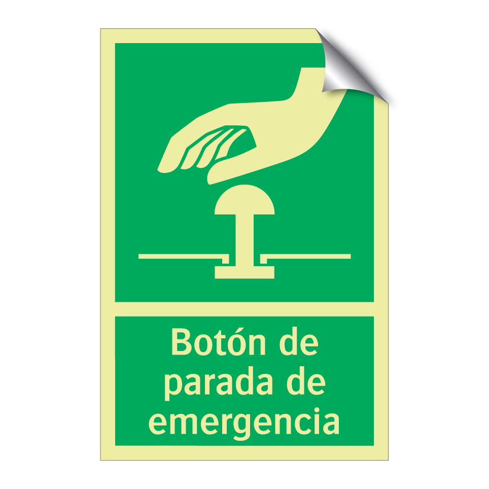 Botón de parada de emergencia