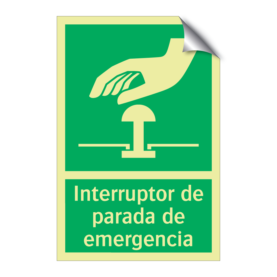 Interruptor de parada de emergencia