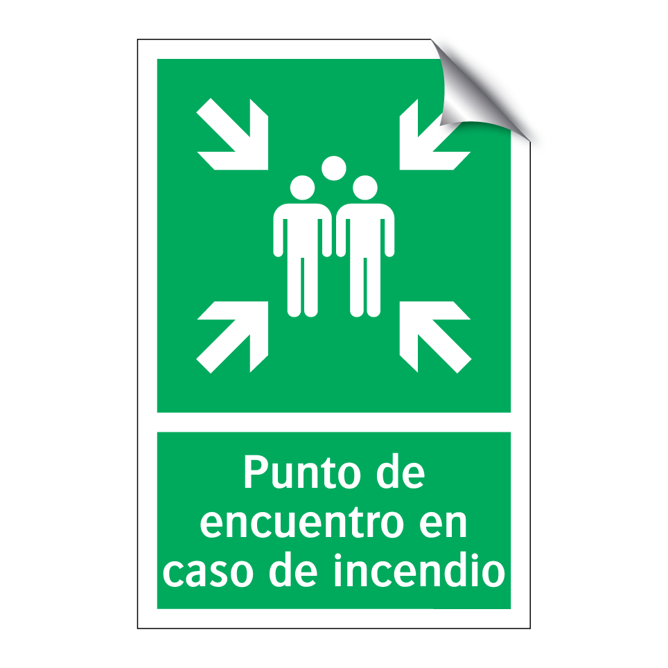 Punto de encuentro en caso de incendio