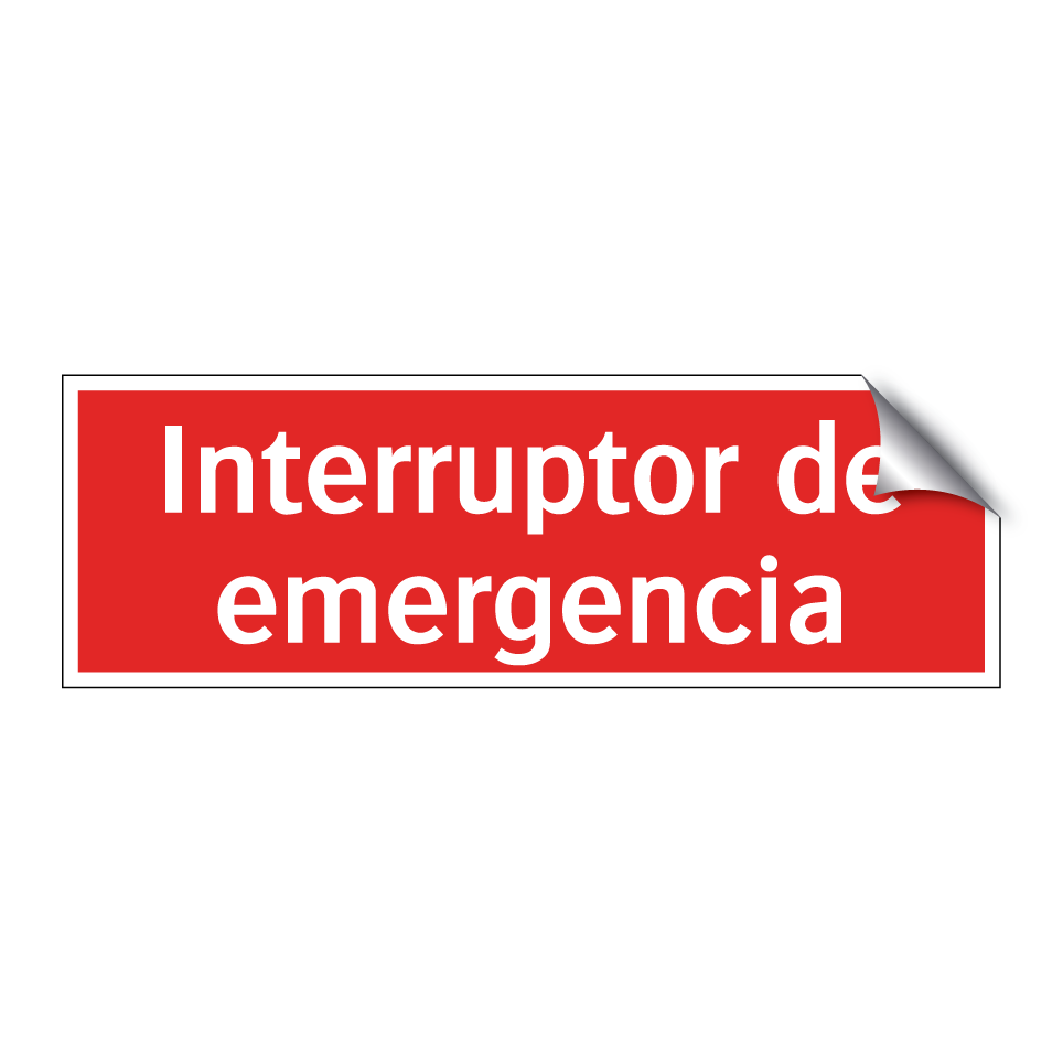 Interruptor de emergencia