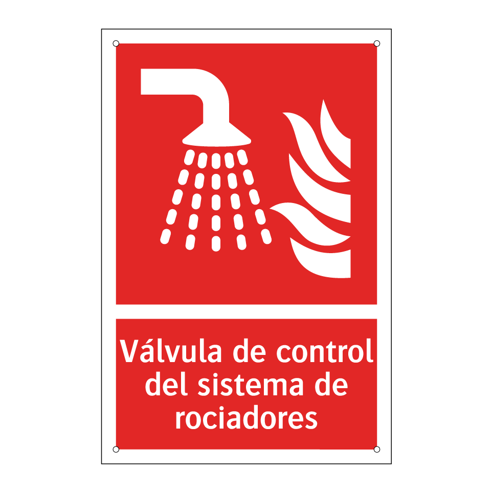 Válvula de control del sistema de rociadores