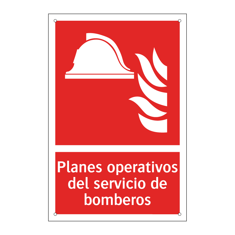 Planes operativos del servicio de bomberos