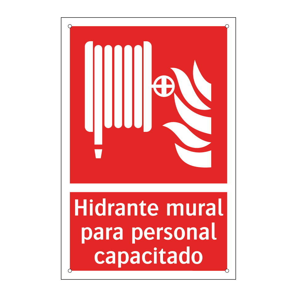 Hidrante mural para personal capacitado