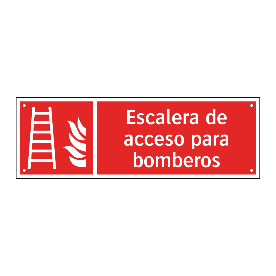 Escalera de acceso para bomberos