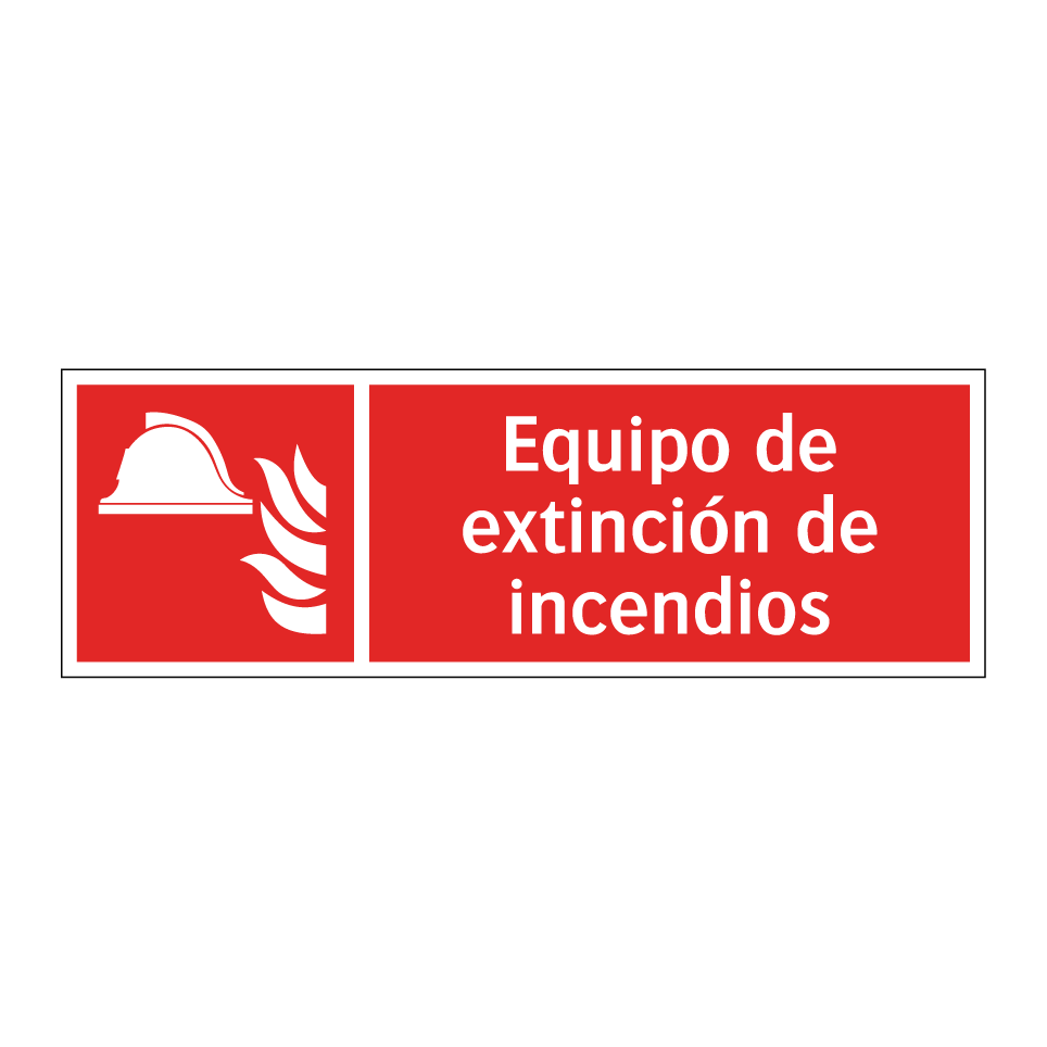 Equipo de extinción de incendios