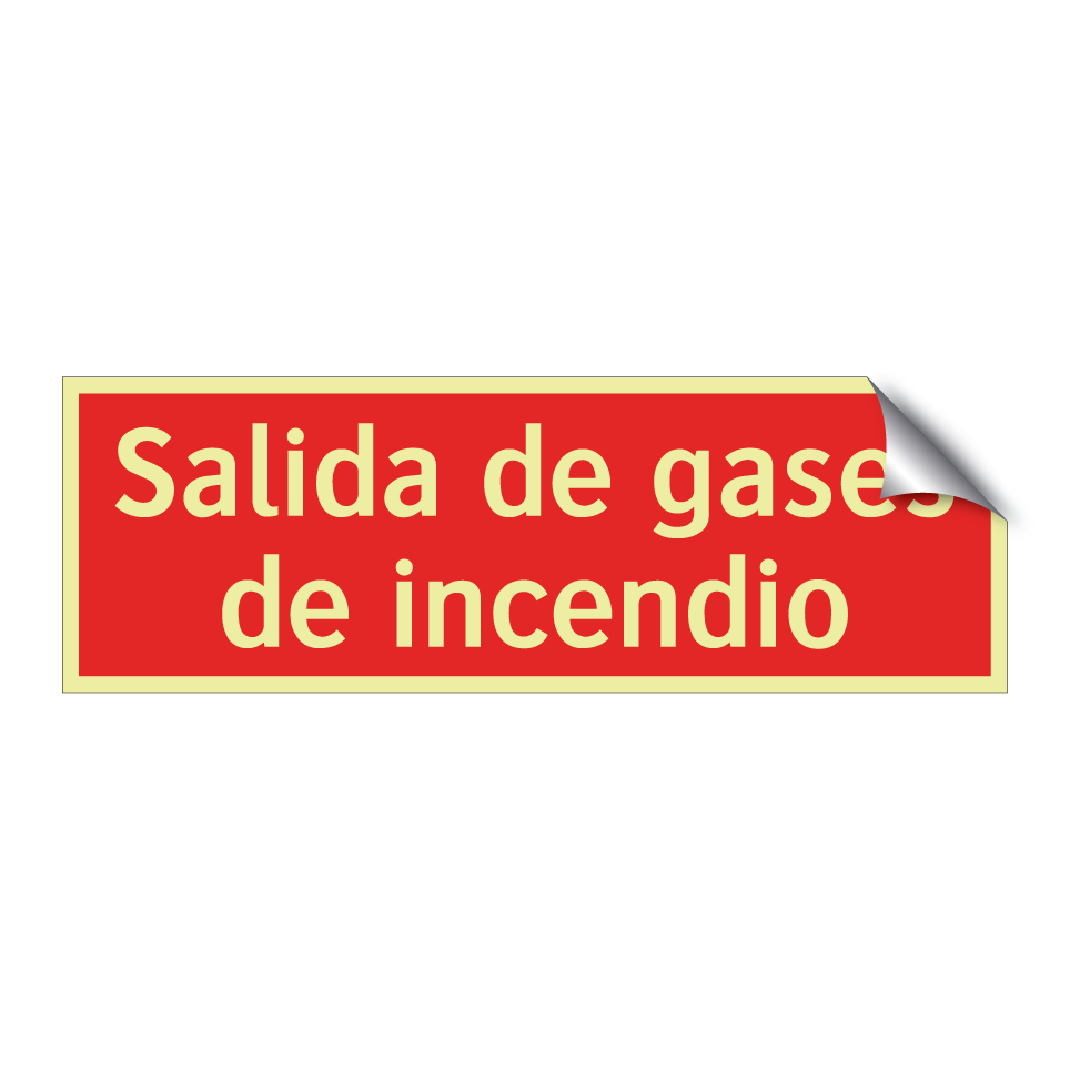 Salida de gases de incendio