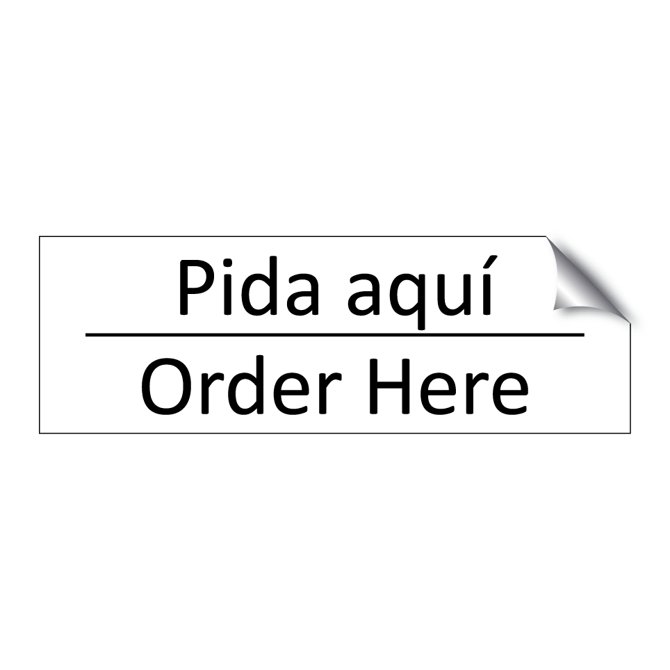 Pida aquí - Order Here