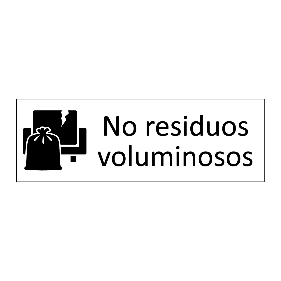 No residuos voluminosos