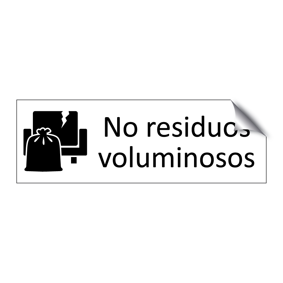 No residuos voluminosos