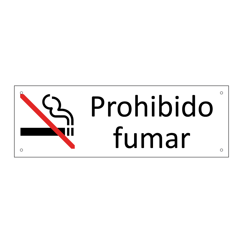 Prohibido fumar