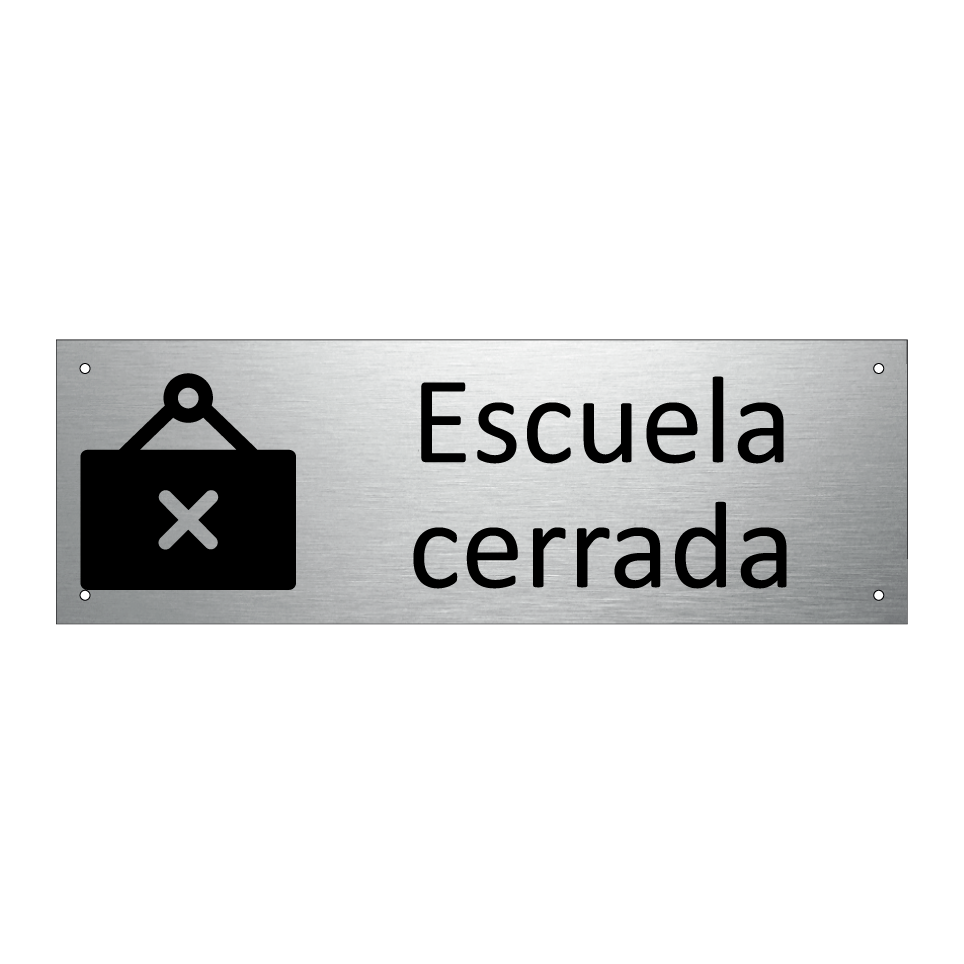 Escuela cerrada
