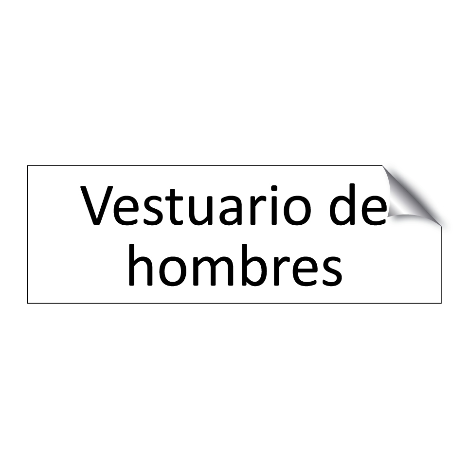 Vestuario de hombres