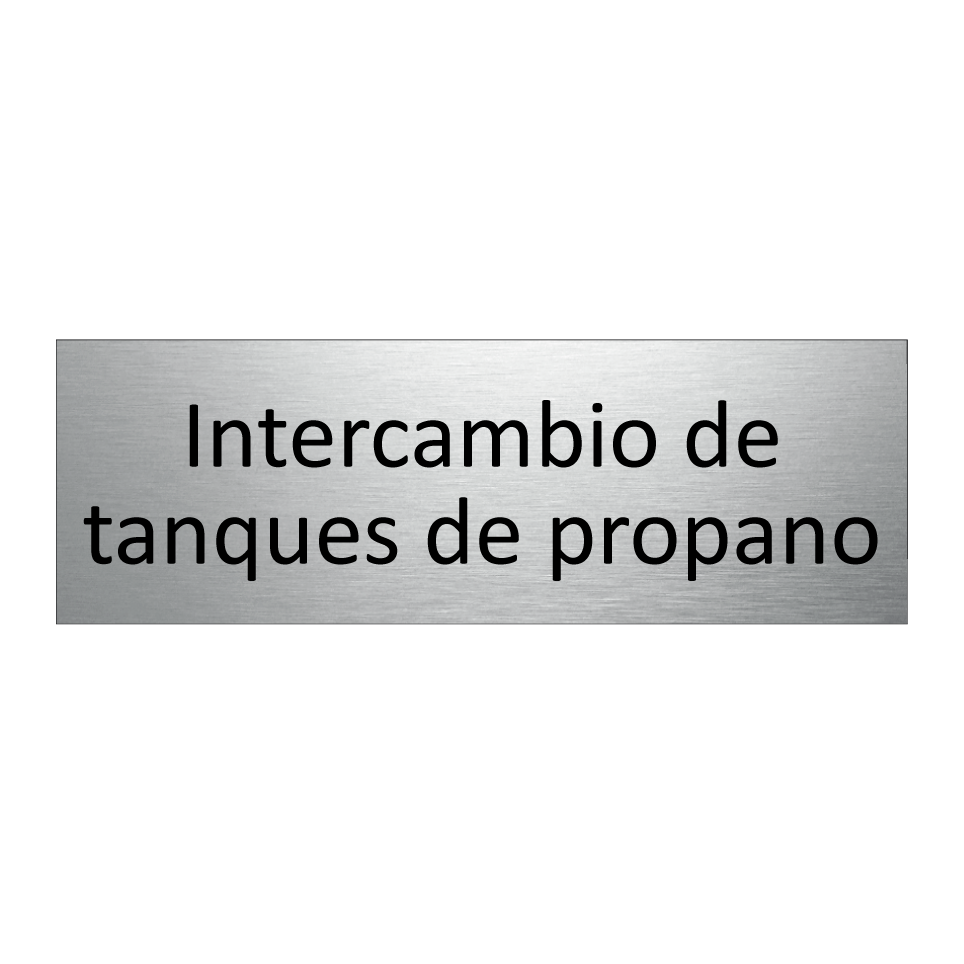 Intercambio de tanques de propano