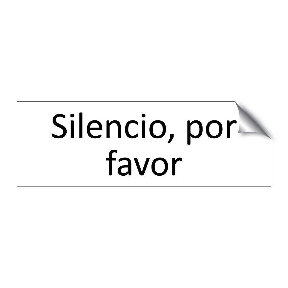 Silencio, por favor
