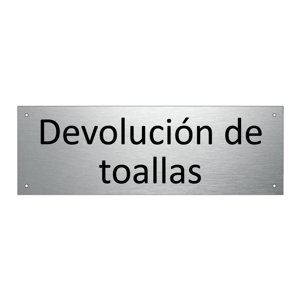 Devolución de toallas