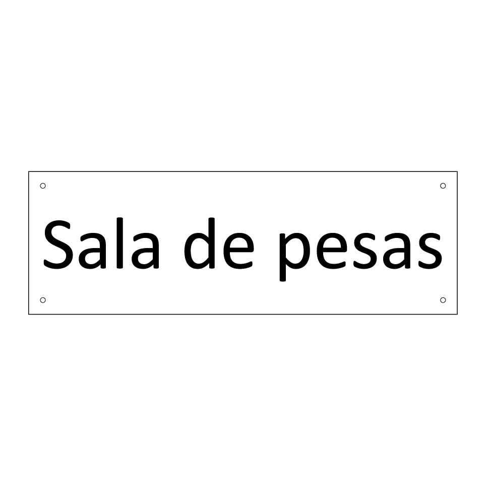 Sala de pesas
