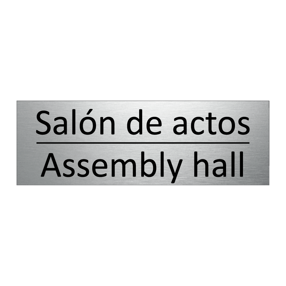 Salón de actos - Assembly hall