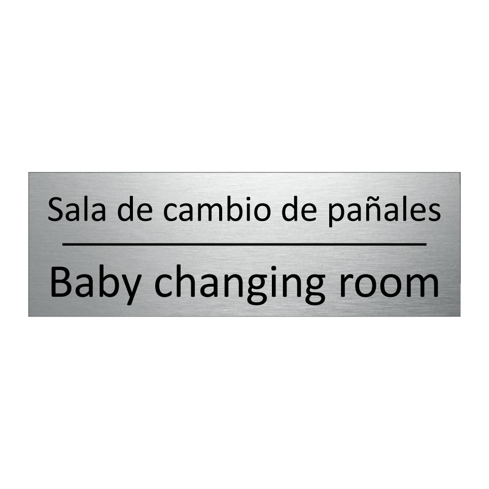 Sala de cambio de pañales - Baby changing room
