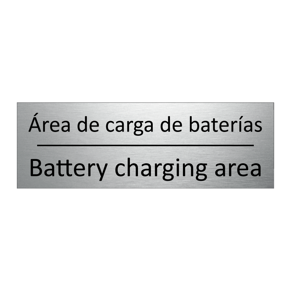 Área de carga de baterías - Battery charging area