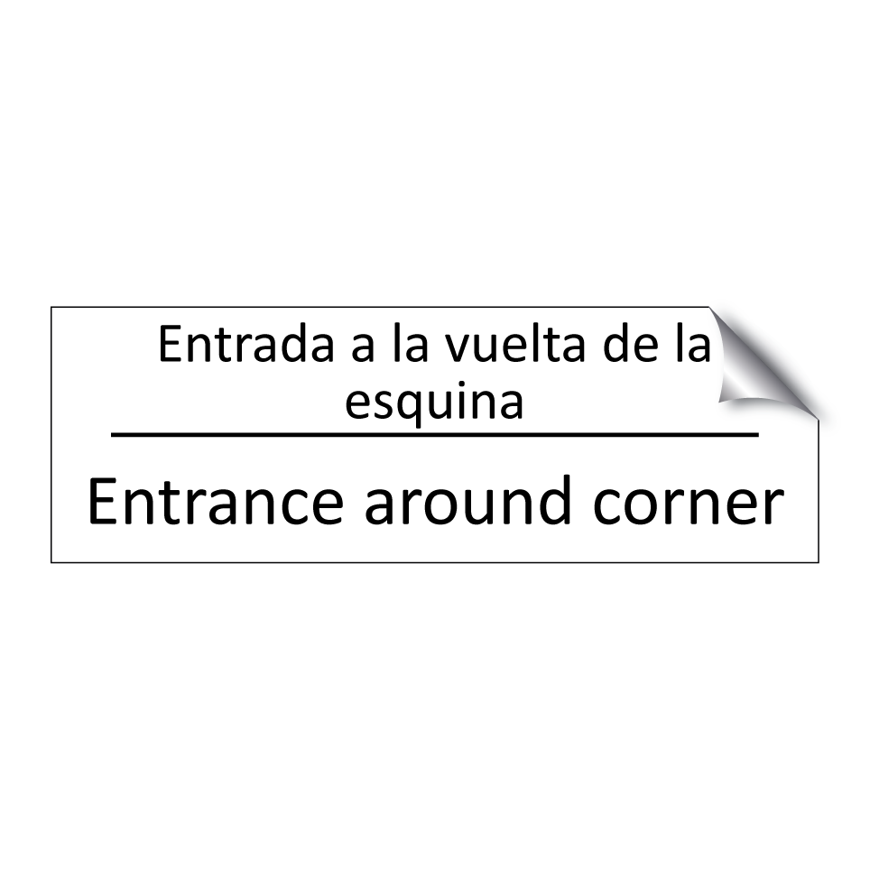 Entrada a la vuelta de la /.../ - Entrance around corner