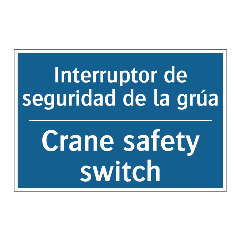 Interruptor de seguridad de la  /.../ - Crane safety switch