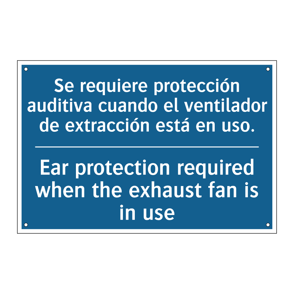 Se requiere protección auditiva  /.../ - Ear protection required when the  /.../