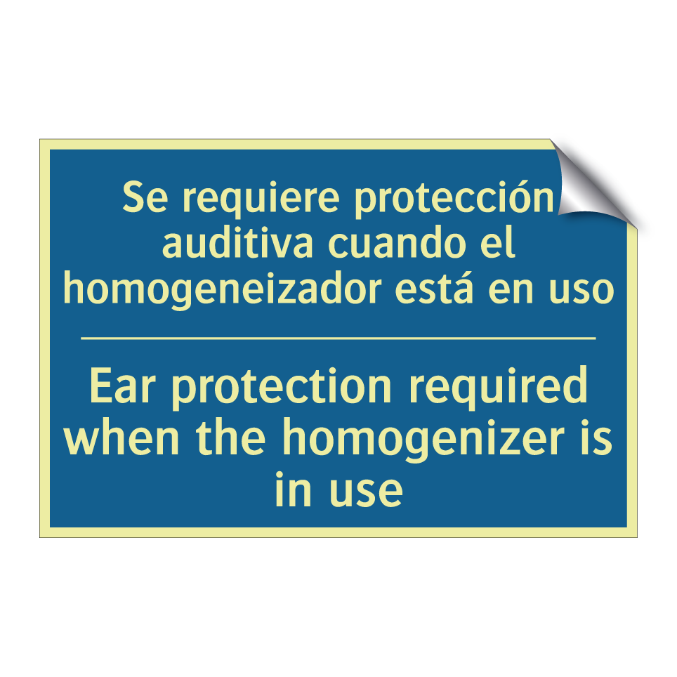 Se requiere protección auditiva  /.../ - Ear protection required when the  /.../