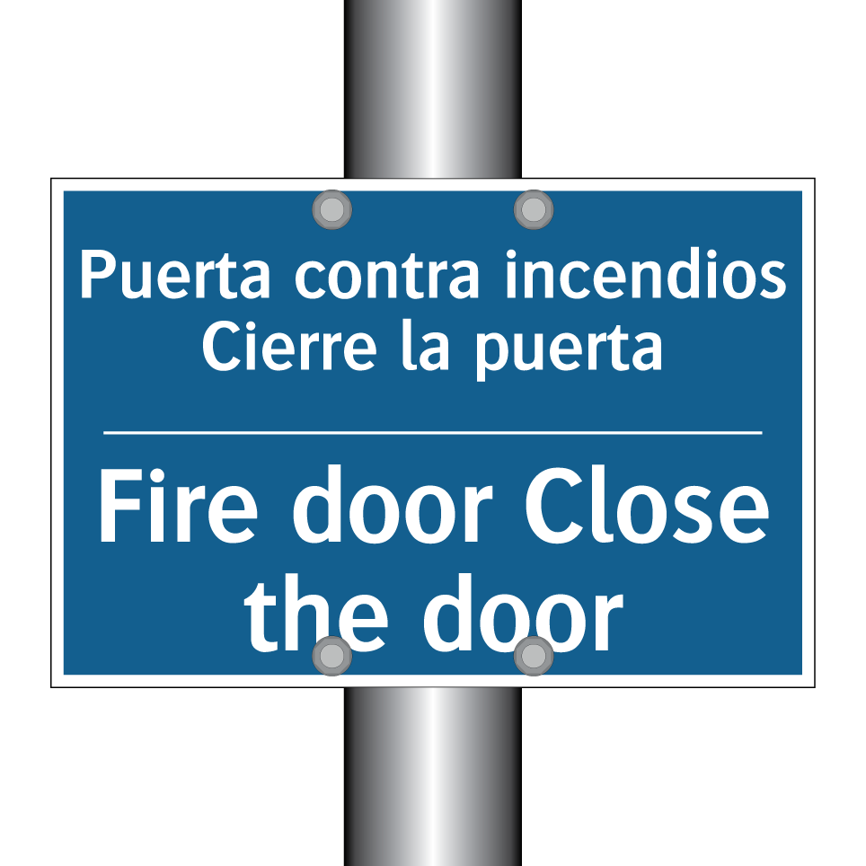 Puerta contra incendios Cierre  /.../ - Fire door Close the door