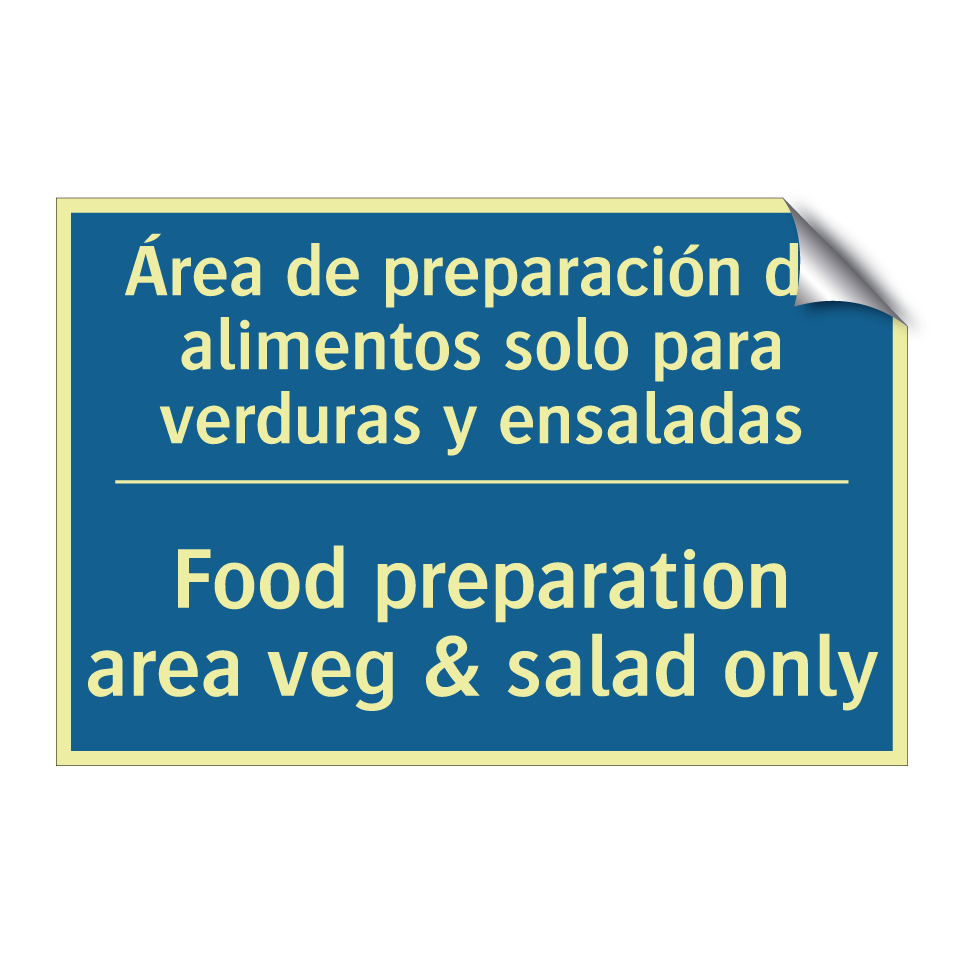 Área de preparación de alimentos  /.../ - Food preparation area veg & salad  /.../