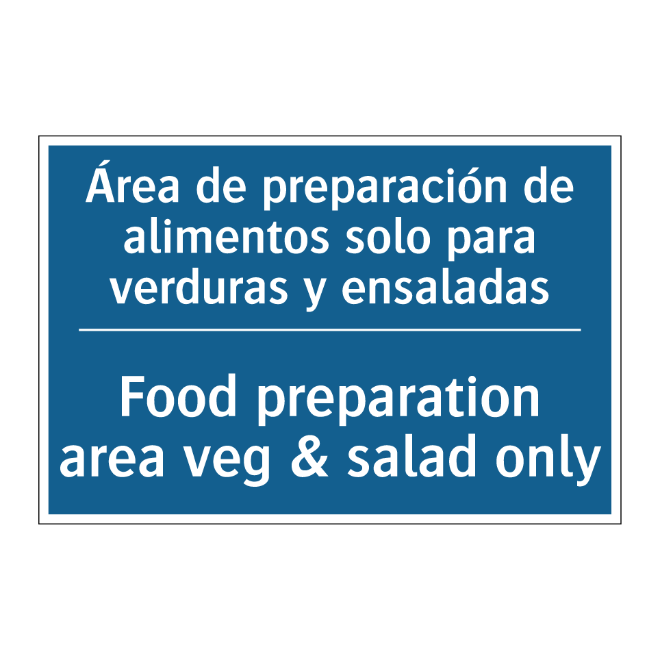 Área de preparación de alimentos  /.../ - Food preparation area veg & salad  /.../
