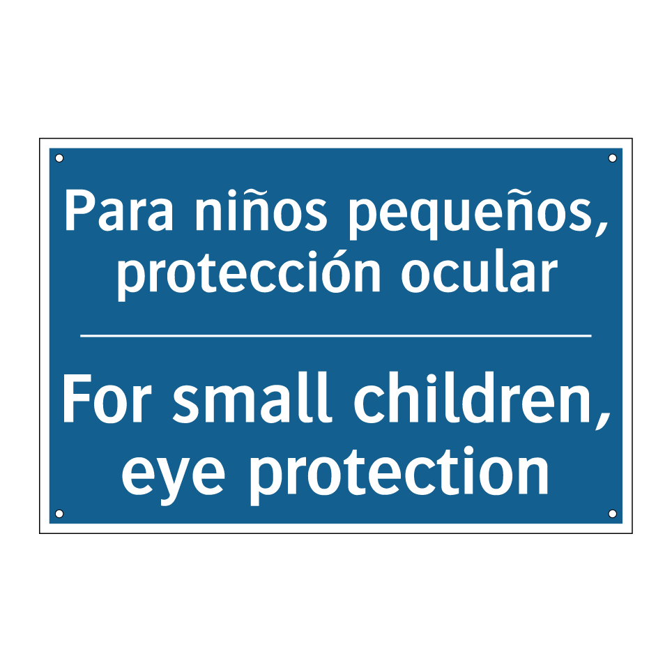 Para niños pequeños, protección  /.../ - For small children, eye protection /.../